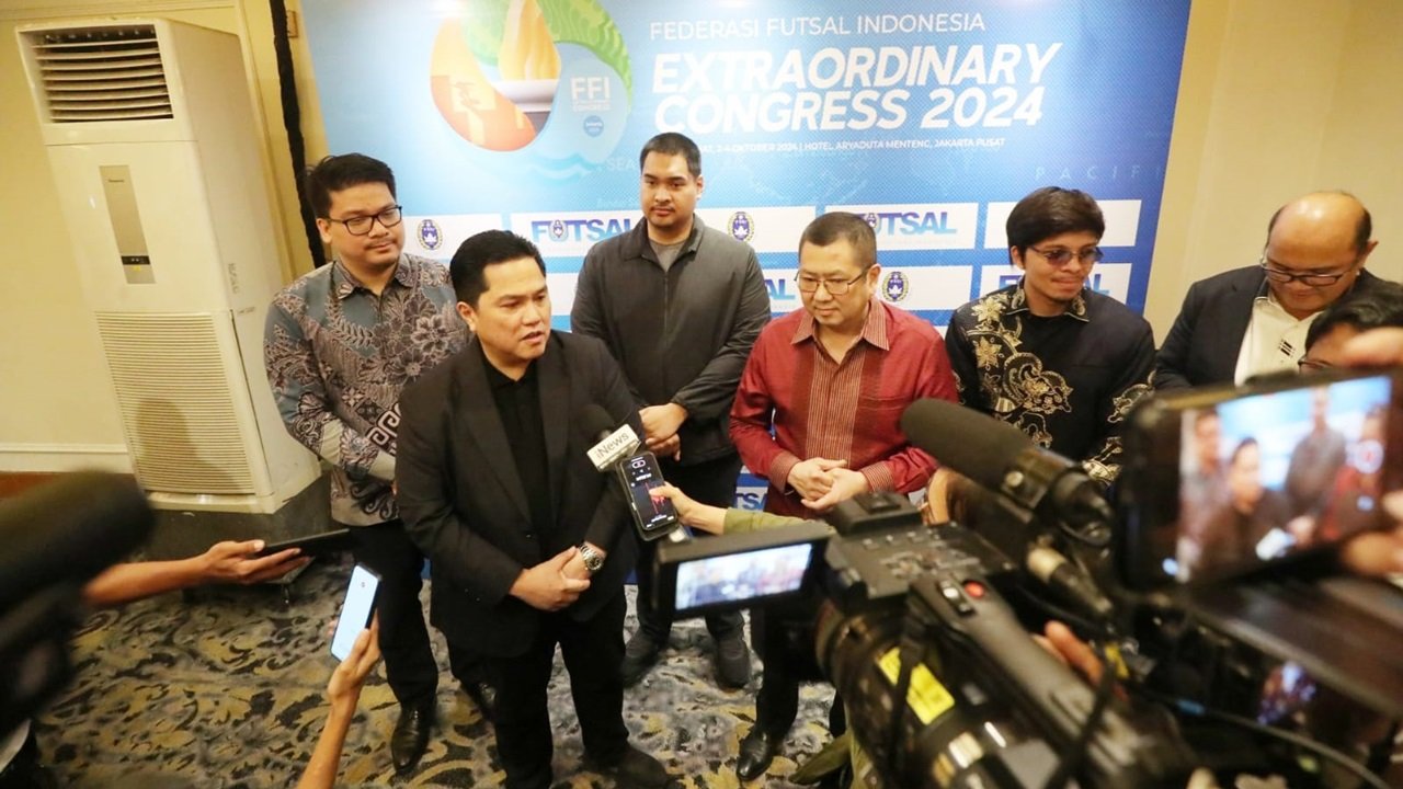 Bersinergi dengan PSSI Kejar Prestasi Tinggi, Federasi Futsal Indonesia Didukung Penuh Erick Thohir