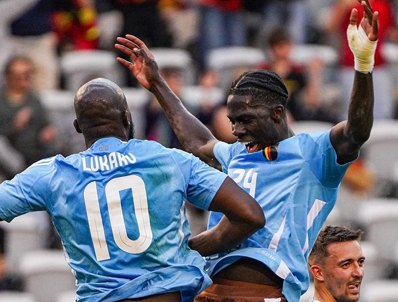 Hasil Uji Coba, Belgia 3-0 Luxembourg