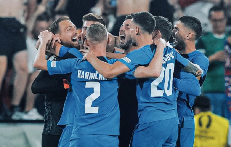 Slovenia lolos 16 besar Euro 2024