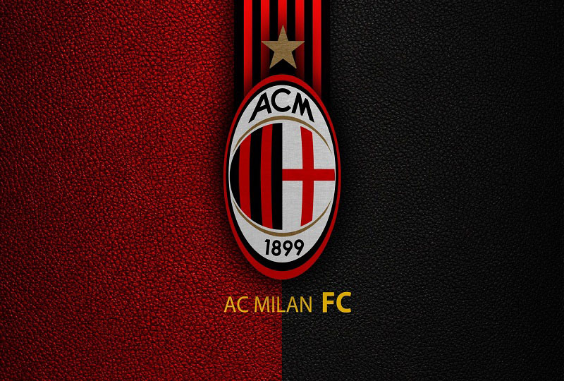 Logo Klub Serie A Italia, AC Milan