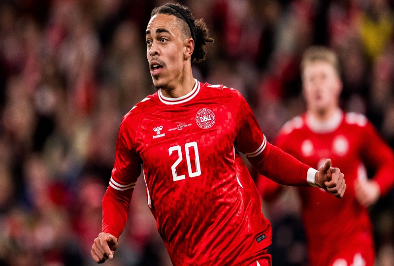 Yussuf Poulsen, striker Timnas Denmark