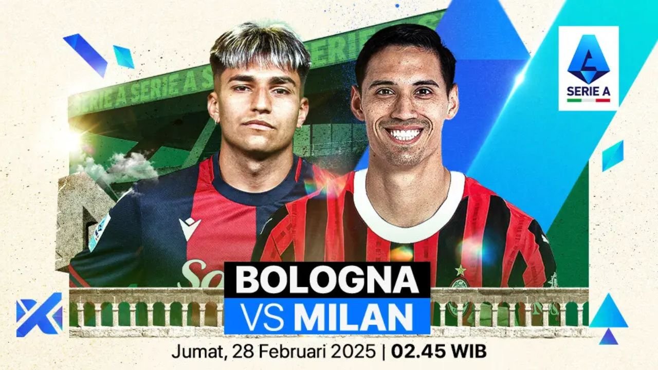 Tempat Menonton Bologna vs AC Milan di Liga Italia 2024/25