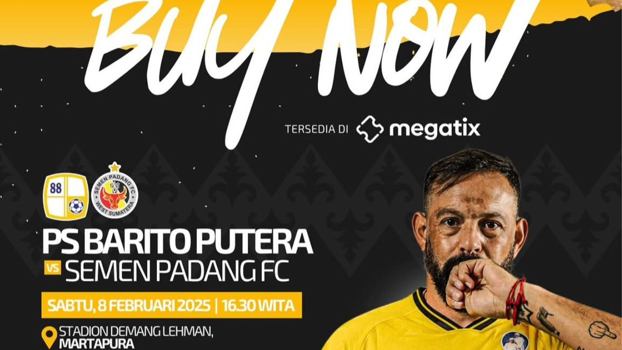 Harga dan Cara Beli Tiket Barito Putera vs Semen Padang di Liga 1 2024/25