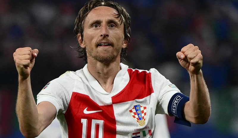 Luka Modric raih man of the match pertandingan Kroasia vs Italia