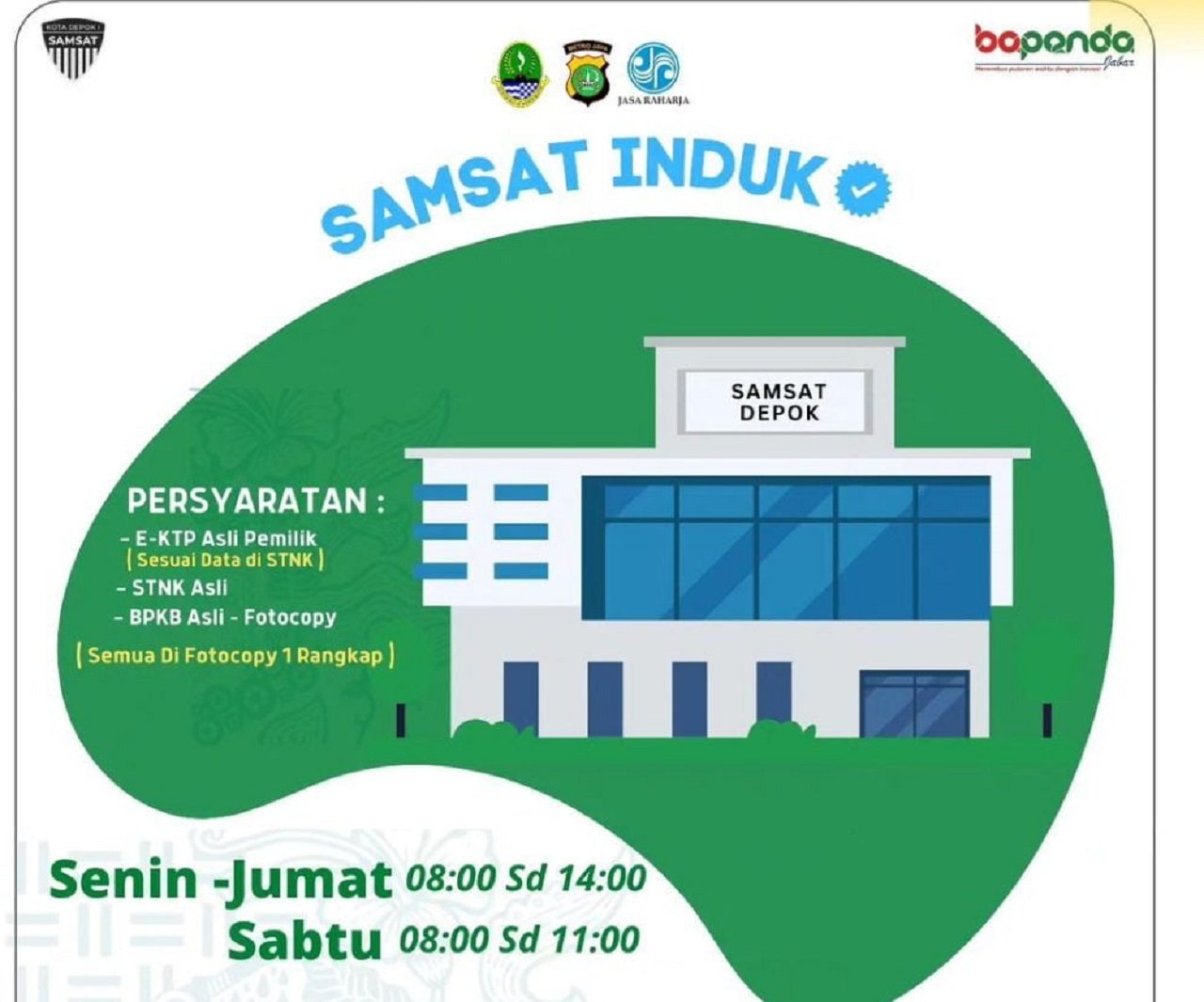 Jadwal Samsat Depok Hari Ini 14 Oktober 2024: Jangan Sampai Ketinggalan
