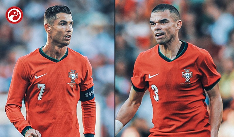 Cristiano Ronaldo dan Pepe pemain tertua di Euro 2024