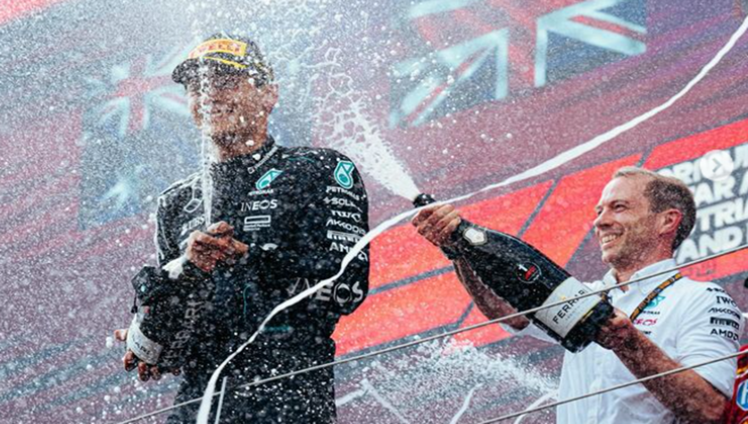 Toto Wolff Bikin George Russel Kaget, Teriak Menang Padahal Pembalapnya Belum Sentuh Garis Akhir!