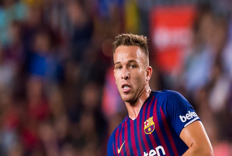 Arthur Melo saat masih bermain di Barcelona