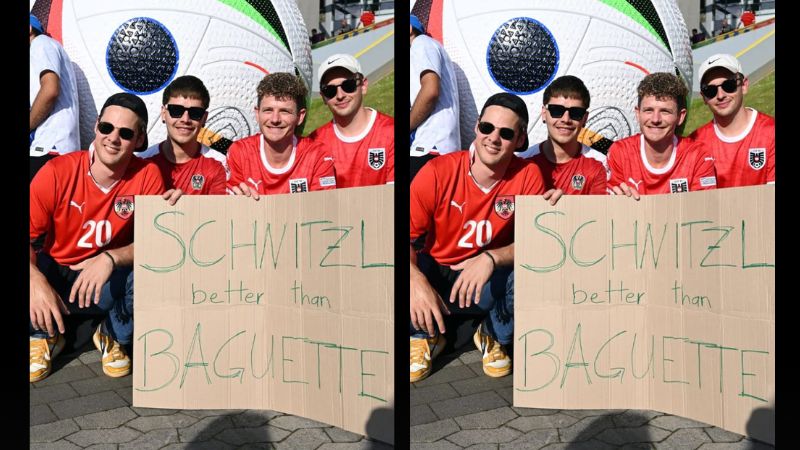 Fans Spanyol vs Italia