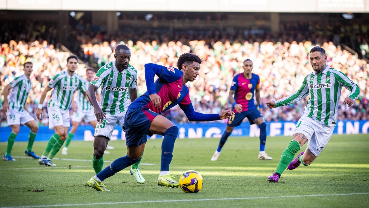 Hasil Pertandingan Real Betis vs Barcelona di Liga Spanyol - Lengah di Menit Akhir, Imbang 2-2