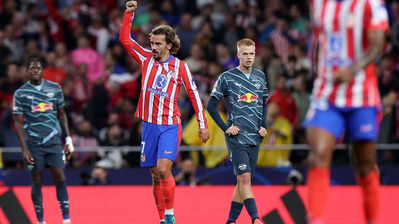 Hasil Atletico Madrid vs RB Leipzig di Liga Champions - Griezmann Menggila, Tuan Rumah Menang 2-1
