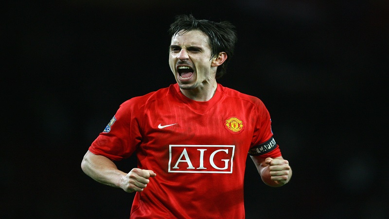 Gary Neville, salah satu pemain Timnas Inggris dengan caps terbanyak di Euro