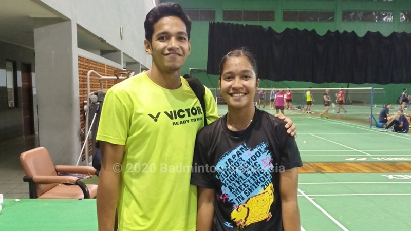 Atlet kakak beradik di pelatnas PBSI, Chico Aura Dwi Wardoyo dan Ester Nurumi Tri Wardoyo.