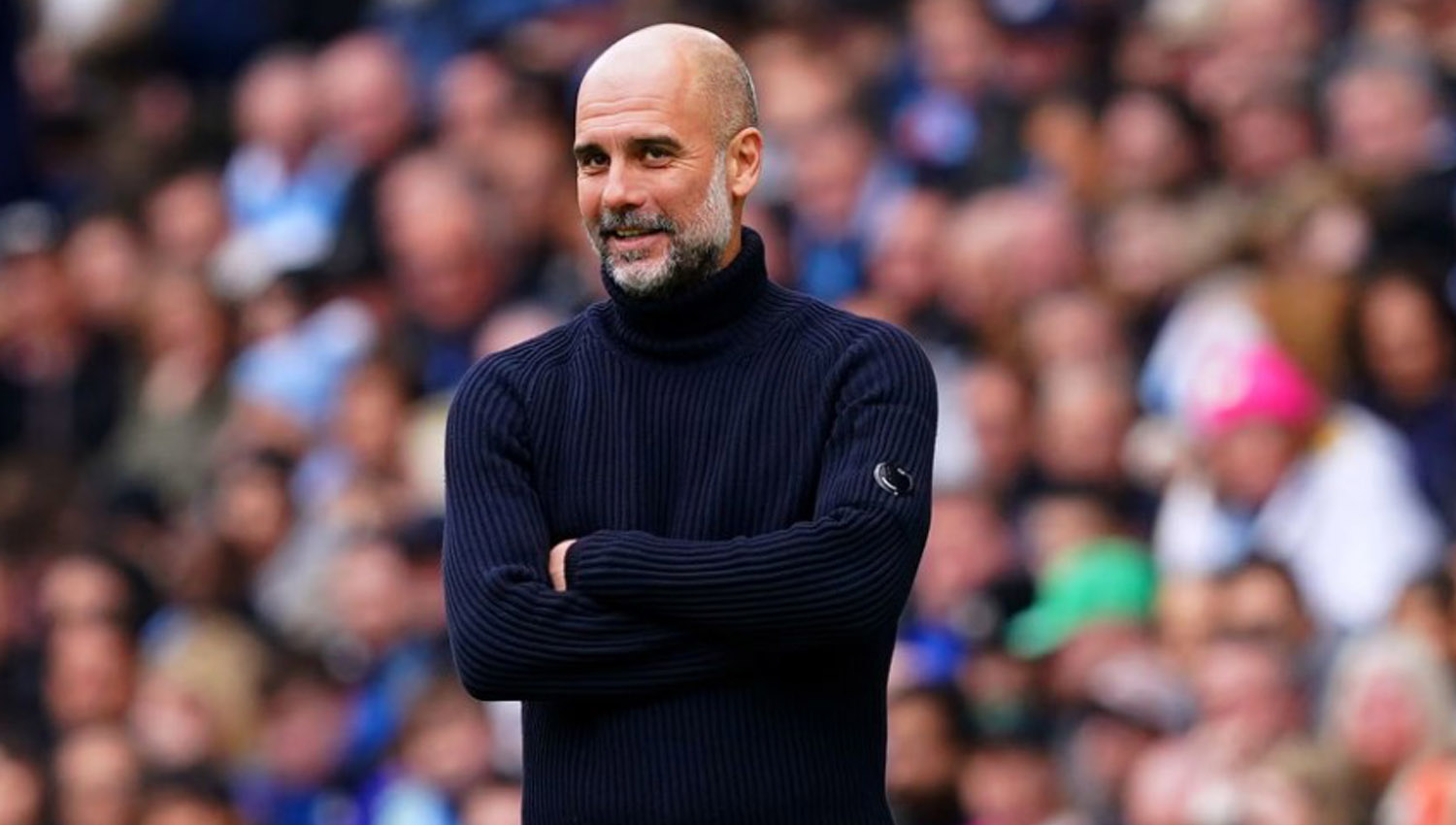 Pep Guardiola, pelatih Man City