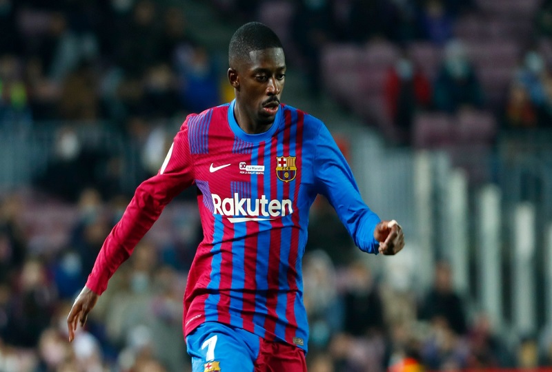 Ousmane Dembele saat masih bermain di Barcelona