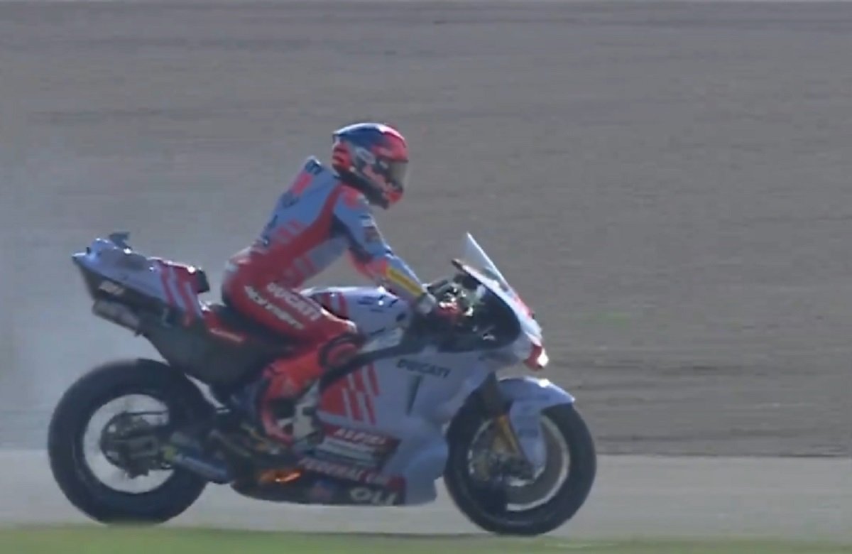MotoGP 2024: Ini Penyebab Motor Marc Marquez Terbakar di Mandalika
