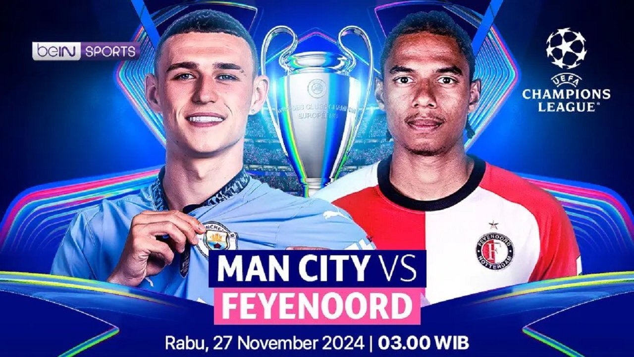 Susunan Pemain Man City vs Feyenoord di Liga Champions 2024/25 - De Bruyne Diharapkan Beri Kontribusi Besar