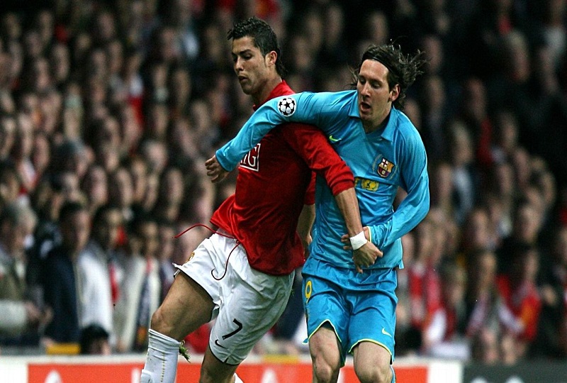 Cristiano Ronaldo vs Lionel Messi pertama kali bertemu