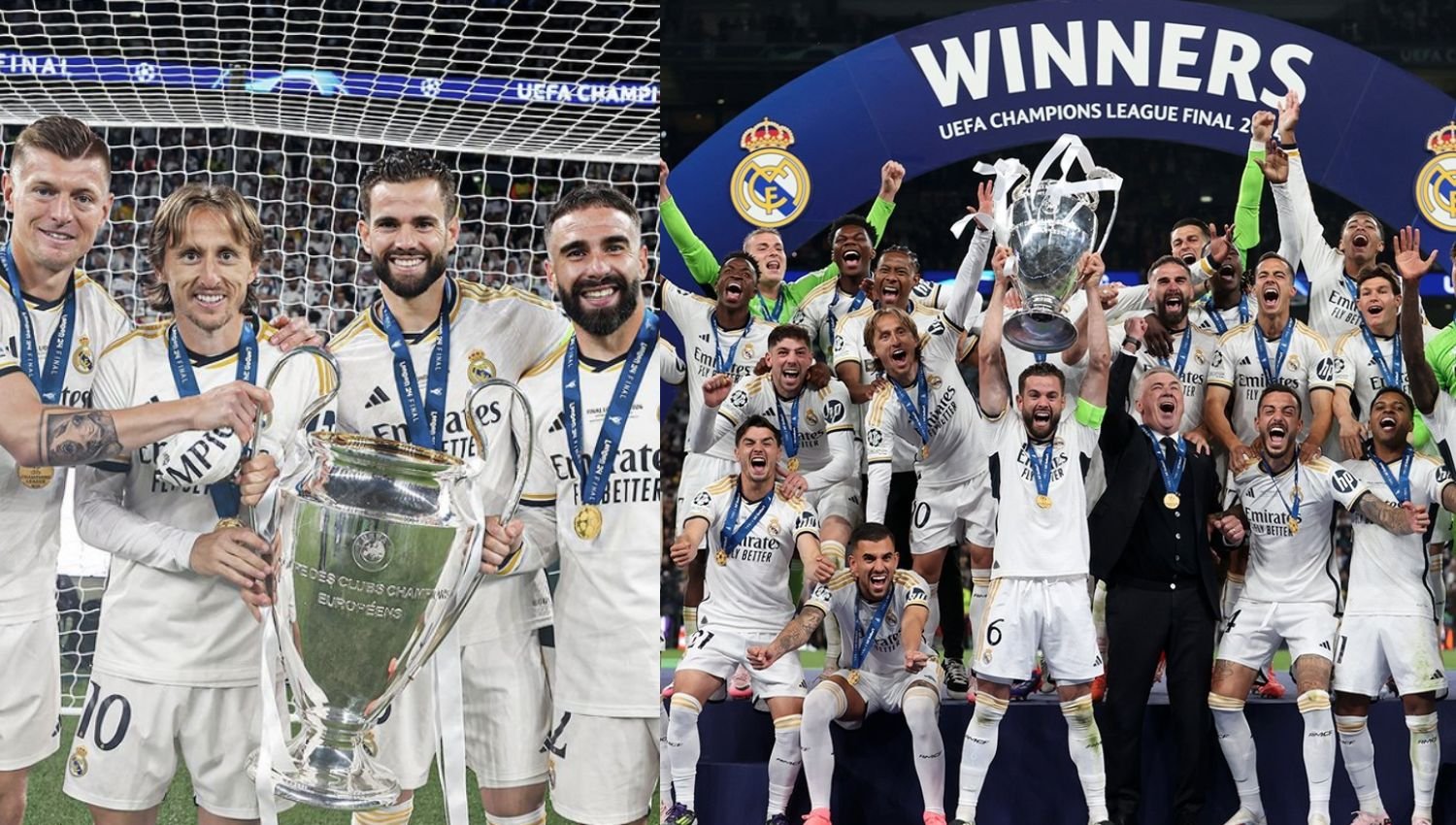 7 Potret Real Madrid Menang Liga Champions, Resmi Sandang Gelar Juara ke-15 Kali