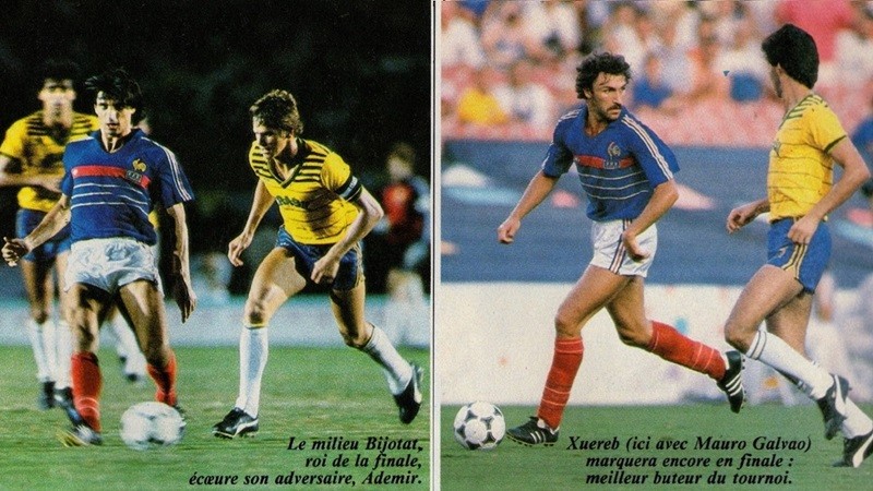 Pertandingan final Olimpiade 1984 antara Prancis vs Brasil.