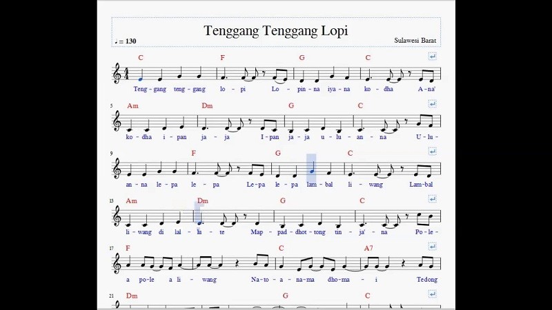Tenggang Tenggang Lopi lirik