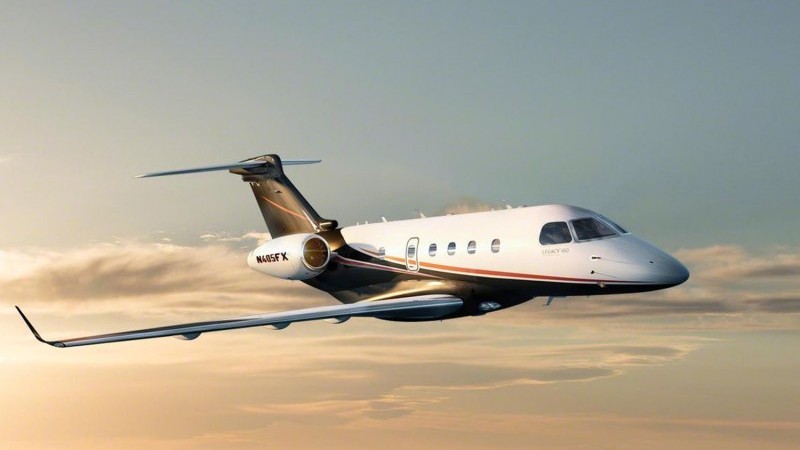 Embraer Legacy 450, pesawat jet milik Neymar.