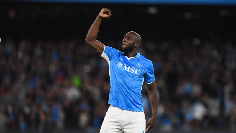 Romelu Lukaku, penyerang Napoli