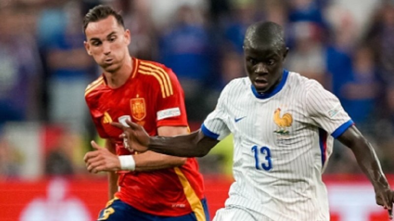 Fakta Spanyol vs Prancis, Rekor Kemenangan  N'Golo Kante Musnah