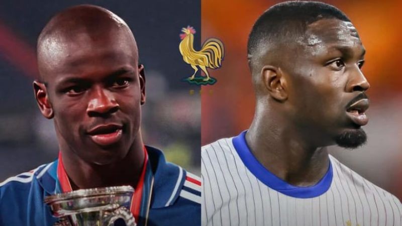 Lilian Thuram dan Marcus Thuram - Prancis