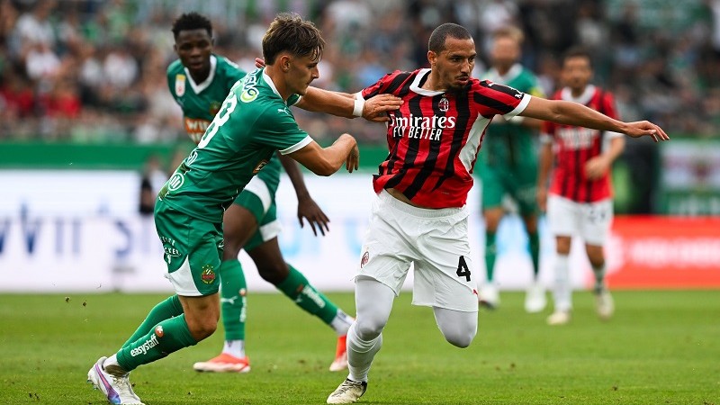 Laga Uji Coba Rapid Wina vs AC Milan