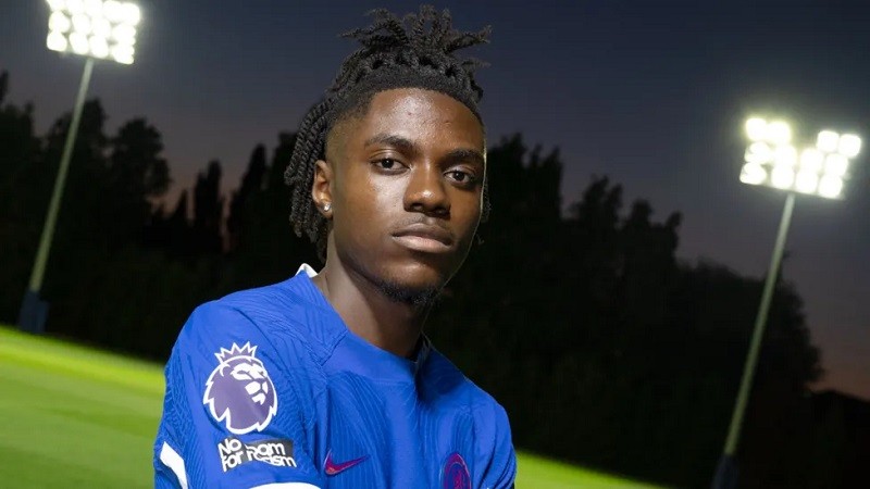 Romeo Lavia saat bergabung dengan Chelsea