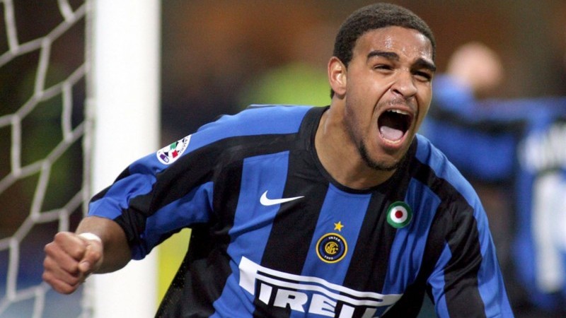 Adriano, saat masih bermain di Inter Milan.
