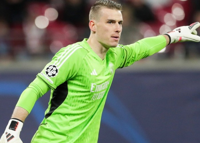 Andriy Lunin, kiper Real Madrid.