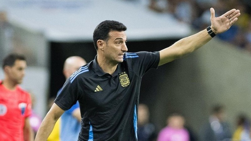 Pelatih timnas Argentina, Lionel Scaloni
