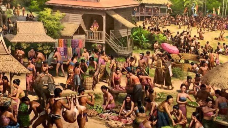 Ilustrasi Kehidupan Ekonomi Kerajaan Sriwijaya