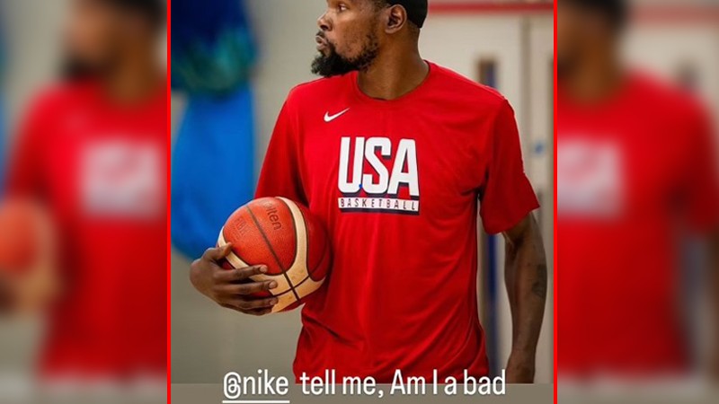 Kevin Durant curahkan kekesalannya ke Nike lewat Instagram Story miliknya.