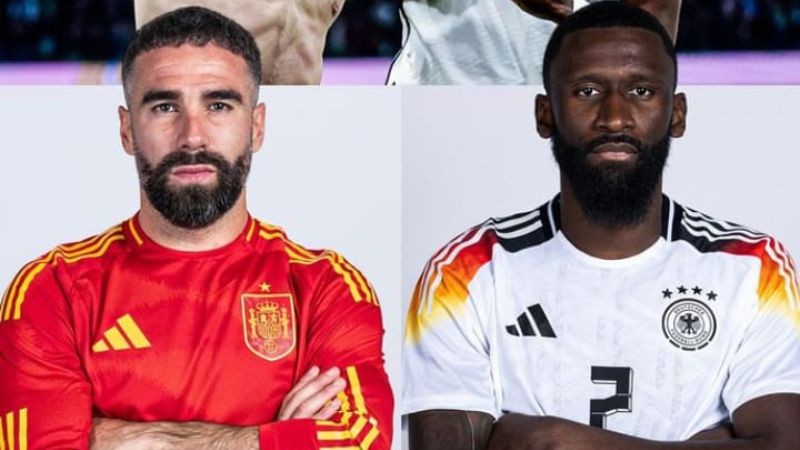 Dani Carvajal dan Antonio Rudiger