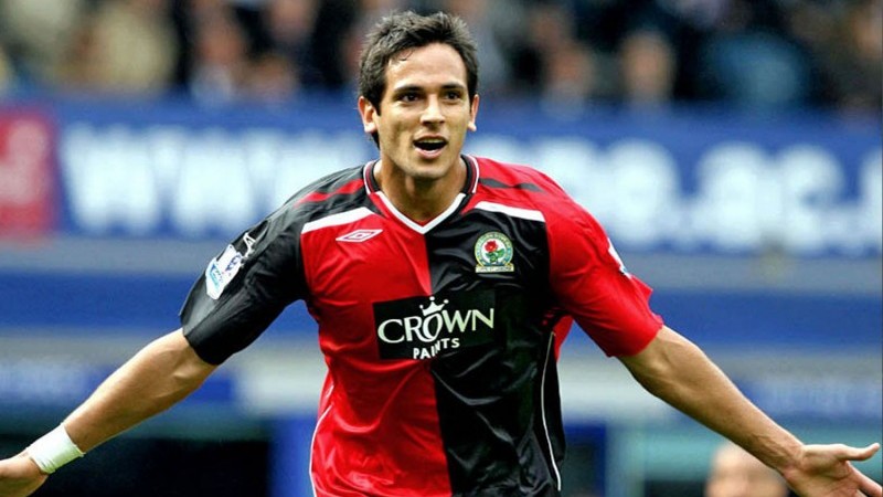 Roque Santa Cruz, mantan pemain Blackburn Rovers.