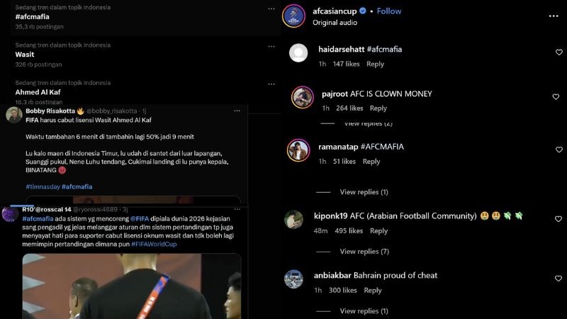 Tagar AFC MAFIA Trending di Media Sosial