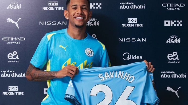  Bom Transfer! Manchester City Umumkan Savinho Sebagai Rekrutan Pertama dengan Biaya Fantastis
