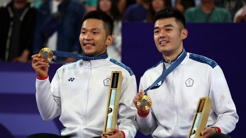 Lee Yang/Wang Chi Lin peraih emas bulutangkis ganda putra Olimpiade Paris 2024