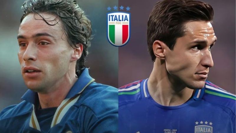 Enrico Chiesa dan Federico Chiesa - Italia