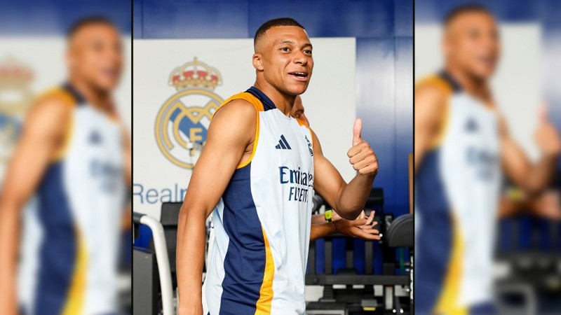 Kylian Mbappe mulai ikuti latihan kebugaran di klub barunya, Real Madrid.