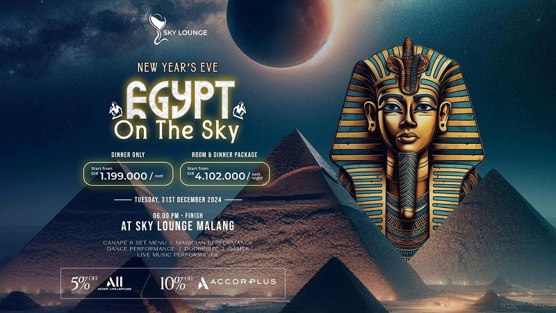 Futuristic Extraterrestrial & Egypt On The Sky di Grand Mercure Malang Mirama