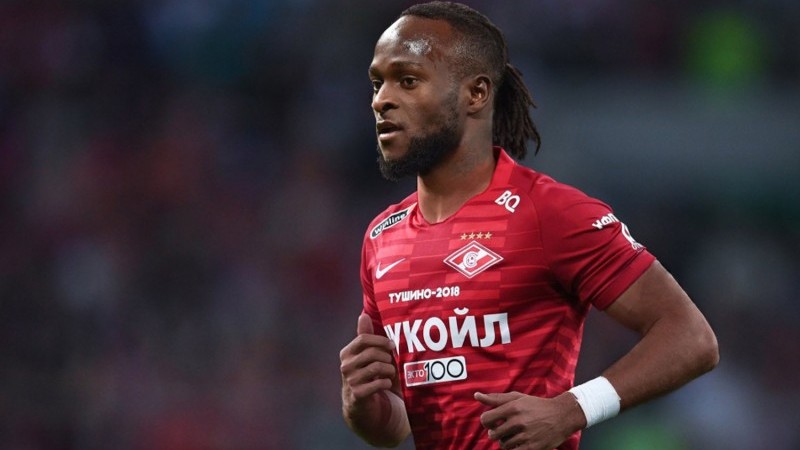 Victor Moses saat bermain di Spartak Moscow.