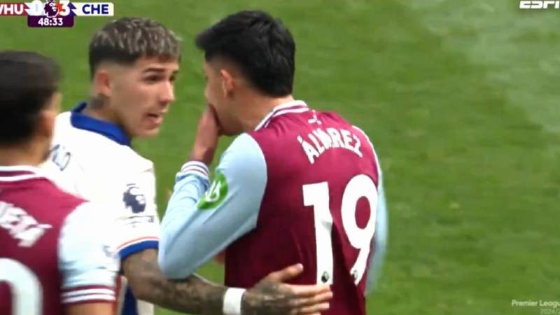 Enzo Fernandez terlibat cekcok dengan Edson Alvarez