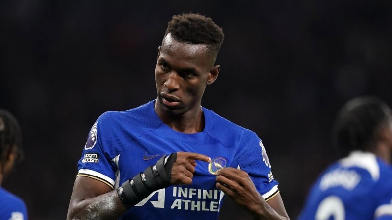 Nicolas Jackson, striker Chelsea.