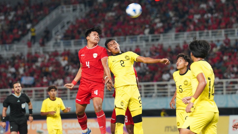 Momen laga Timnas Indonesia U-19 vs Malaysia