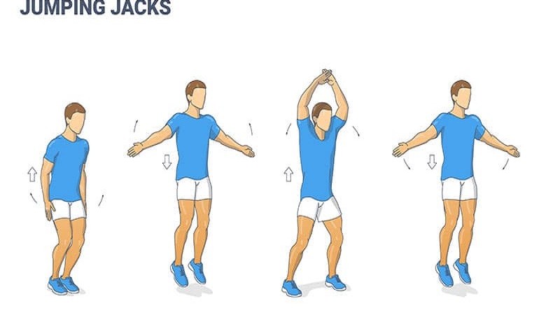 Jumping Jacks termasuk olahraga yang mudah untuk dilakukan.