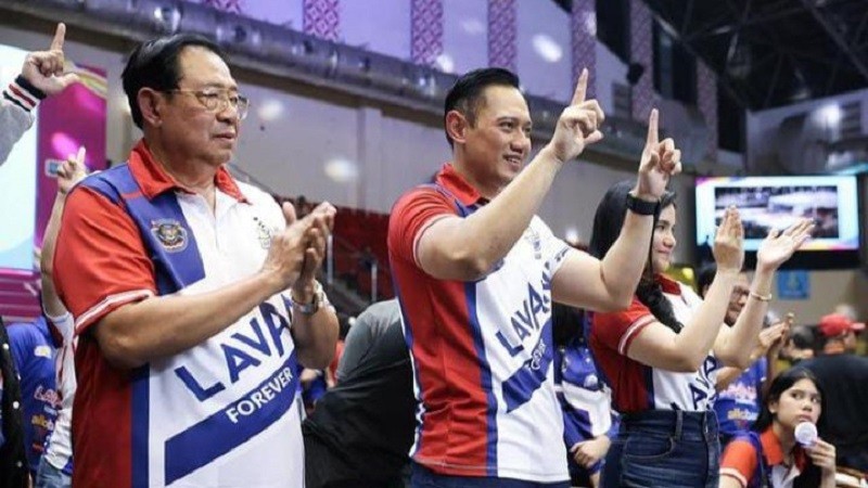 Momen SBY mendukung klub voli miliknya, LavAni